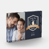 Best Daddy by Par | Golf Vater Fotoblock (Links)