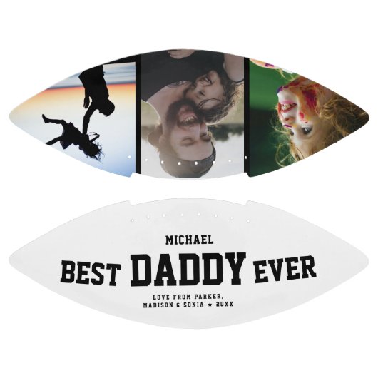 BEST DADDY EVENT Moderne Coole Farbfoto-Collage Football (Paneele)