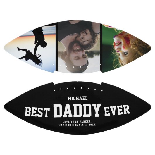 BEST DADDY EVENT Moderne Coole Farbfoto-Collage Football (Paneele)