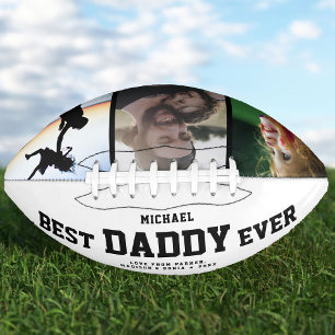 BEST DADDY EVENT Moderne Coole Farbfoto-Collage Football