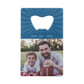 Best Daddy Ever | Benutzerdefiniertes Foto Geldbeutel Flaschenöffner (Rückseite)