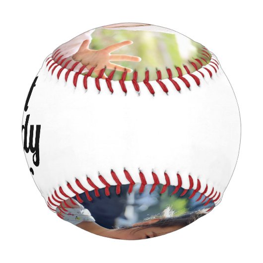 Best Daddy Ever Children Names Baseball (Vorderseite)