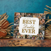 Best Daddy Ever Father's Day Photo Frame Collage Fotoplatte (Seite)