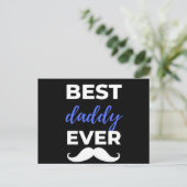 Best Daddy Ever Feiertagspostkarte (Stehend Vorderseite)