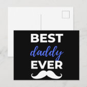 Best Daddy Ever Feiertagspostkarte (Vorne/Hinten)