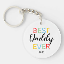 Best Daddy Ever Foto-Geschenk Schlüsselanhänger