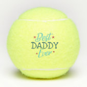 Best Daddy Ever | Foto in Handschrift Tennisbälle (Vorderseite)