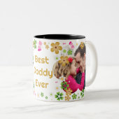 Best Daddy Ever Foto Zweifarbige Tasse (VorderseiteRechts)