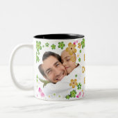 Best Daddy Ever Foto Zweifarbige Tasse (Links)