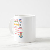 Best Daddy Ever - Funny Vatertag Geschenk Kaffeetasse (Vorderseite Links)