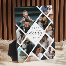 Best Daddy Ever Modern Photo Collage Gift Keepsake