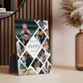 Best Daddy Ever Modern Photo Collage Gift Keepsake Fotoplatte