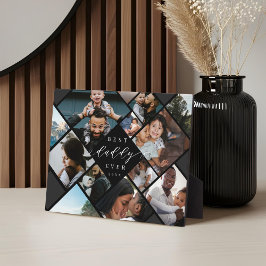 Best Daddy Ever Modern Photo Collage Gift Keepsake Fotoplatte