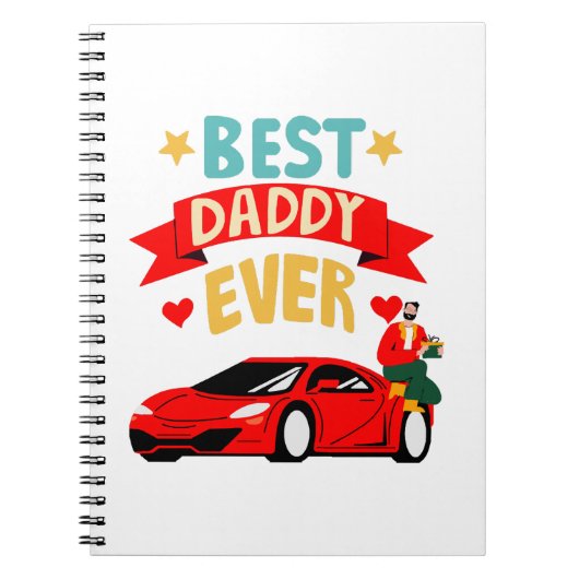 Best Daddy Ever Notizblock (Vorderseite)