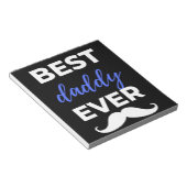 Best Daddy Ever Notizblock (angewinkelt)