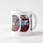 Best Daddy Ever Photo Mug, Custom Father birthday  Jumbo-Tasse (Vorderseite Rechts)