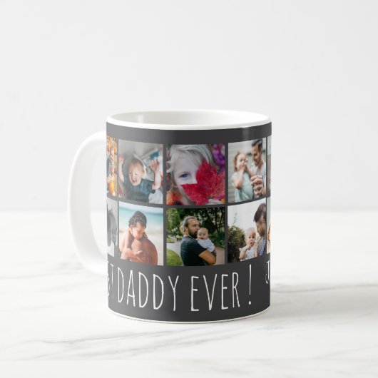  Best Daddy Ever Photo Mug Kaffeetasse (Vorderseite Links)