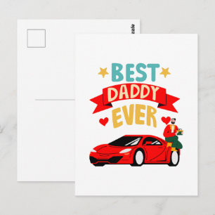Best Daddy Ever Postkarte