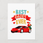 Best Daddy Ever Postkarte (Vorderseite)