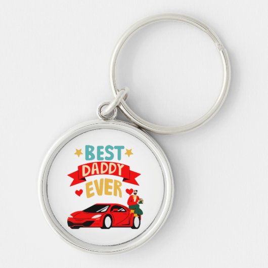 Best Daddy Ever Schlüsselanhänger (Vorne)