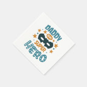 Best Daddy Ever Serviette (Ecke)