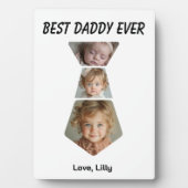 Best Daddy Ever Tabletop Plaque with Easel Fotoplatte (Vorderseite)