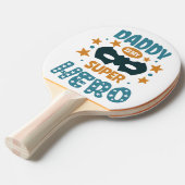 Best Daddy Ever Tischtennis Schläger (Vorderseite)