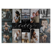 Best Daddy Ever | Vatertag, 12. FotoCollage Schneidebrett (Vorderseite)