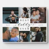 Best Daddy Ever | Vatertag 6 FotoCollage Fotoplatte (Vorderseite)