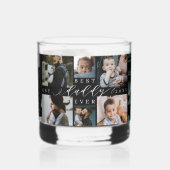 Best Daddy Ever | Vatertag 8 FotoCollage Whiskyglas (Links)