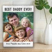 Best Daddy Ever Vatertag Foto Block