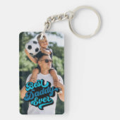 Best Daddy Ever | Vatertag Foto Schlüsselanhänger (Rückseite)