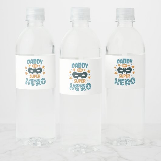Best Daddy Ever Wasserflaschenetikett (Flaschen)