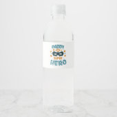 Best Daddy Ever Wasserflaschenetikett (Vorderseite)