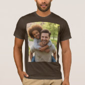 Best Daddy Ever with Photo T-Shirt (Vorderseite)
