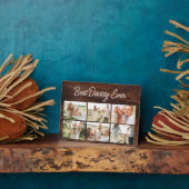 Best Daddy Ever Wood Custom 6 Photo Collage Fotoplatte (Seite)