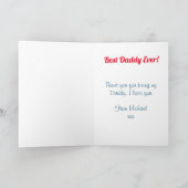 Best Daddy Foto Karte (Innenseite)