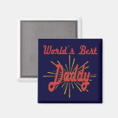 Best Daddy Gifts Magnet (Vorderseite/Rückseite)