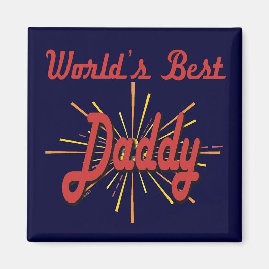 Best Daddy Gifts Magnet (Vorne)
