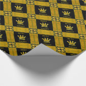 Best Daddy Golden Crown Geschenkpapier (Ecke)