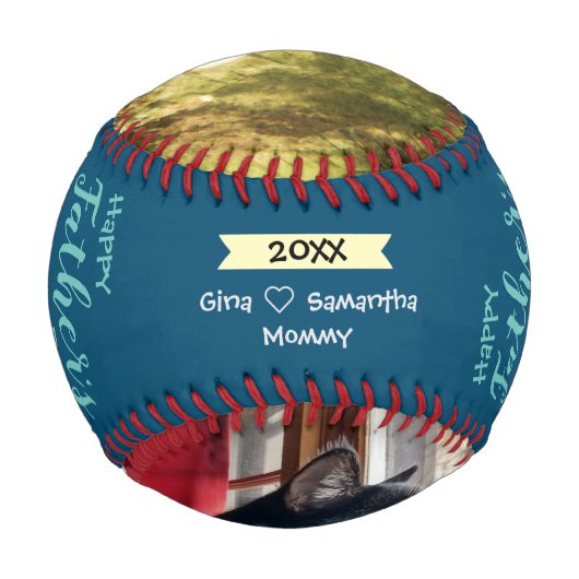 Best Daddy in World Two Foto Baseball (Rückseite)