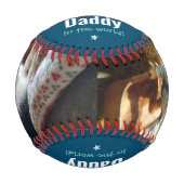 Best Daddy in World Two Foto Baseball (Vorderseite)