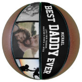 BEST DADDY JEMALS Cool Trendy Einzigartiges FotoCo Basketball (Vertikal)
