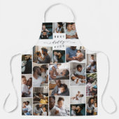 Best Daddy jemals Script Vathers Day Foto Collage Schürze (Vorderseite)