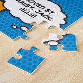 Best Daddy Vater Vater 12 Foto Blue Fun Comic Puzzle (Seite)