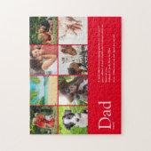Best Daddy Vater Vater Definition 6 Foto Fun Red Puzzle (Vertikal)