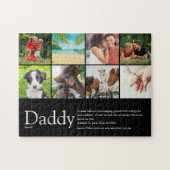 Best Daddy Vater Vater Definition 6 Foto Spaß Schw Puzzle (Horizontal)