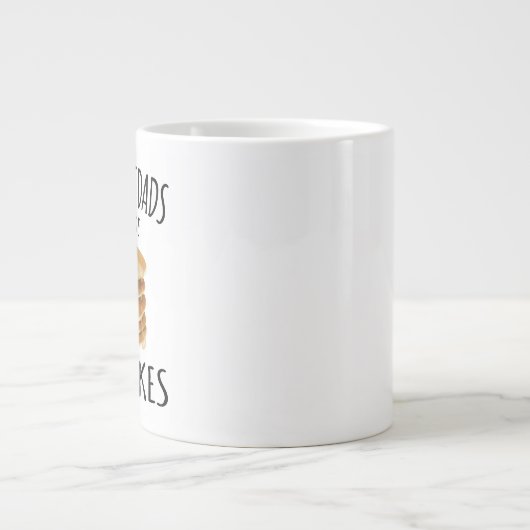 Best Dads Make Pancakes Mug, Father’s Day Coffee Jumbo-Tasse (Vorderseite)
