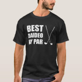 Best Daideo By Par Irish Grandpa Golfer Pun T-Shirt (Vorderseite)