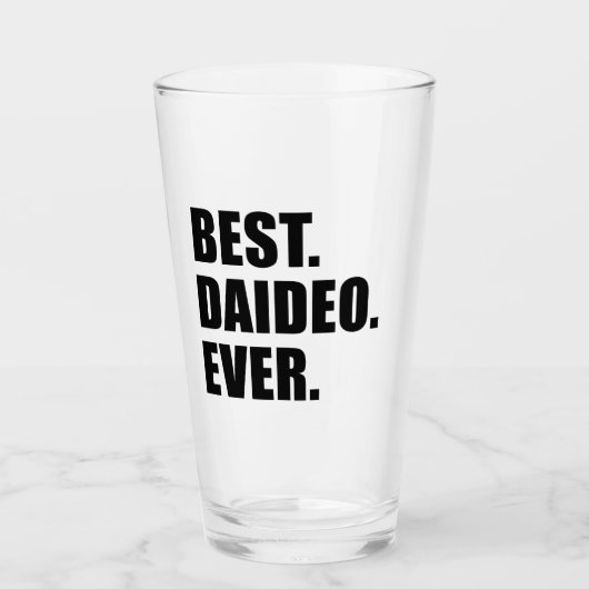 Best Daideo Ever Irish Großvater Glas (Vorderseite)